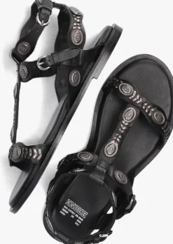 zwarte bronx sandalen sky-ler 85036-w