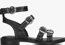 zwarte bronx sandalen thrill 84997-a