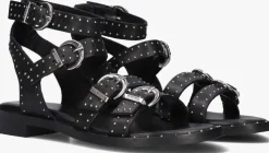 zwarte bronx sandalen thrill 84997-a