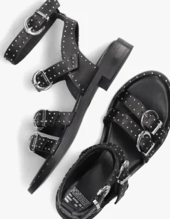 zwarte bronx sandalen thrill 84997-a