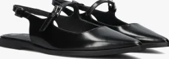 zwarte bronx slingbacks laur-ynn