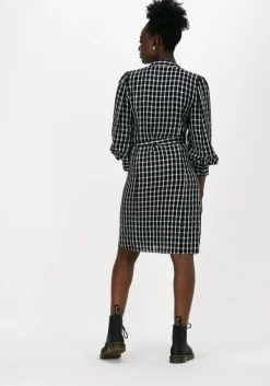 zwarte bruuns bazaar midi jurk privet edriene dress