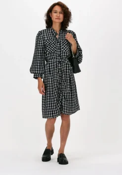 zwarte bruuns bazaar midi jurk privet edriene dress