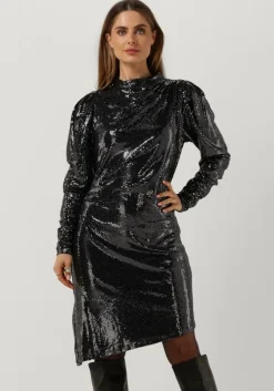 zwarte bruuns bazaar mini jurk allium maggie dress