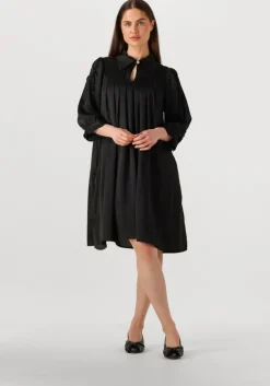 zwarte bruuns bazaar mini jurk tamia dress