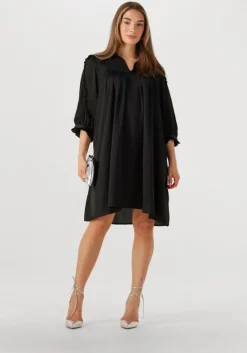 zwarte bruuns bazaar mini jurk tamia dress