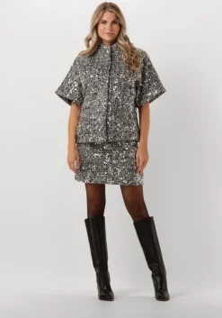 zwarte bruuns bazaar minirok frangi sanna skirt