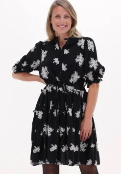 zwarte bruuns bazaar mini jurk kamal kamila dress