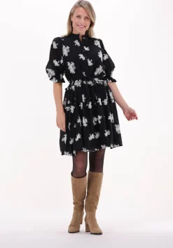 zwarte bruuns bazaar mini jurk kamal kamila dress