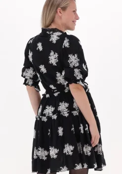 zwarte bruuns bazaar mini jurk kamal kamila dress