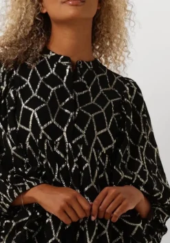 zwarte bruuns bazaar mini jurk scome sarina dress