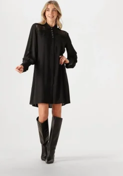 zwarte bruuns bazaar mini jurk viena dress