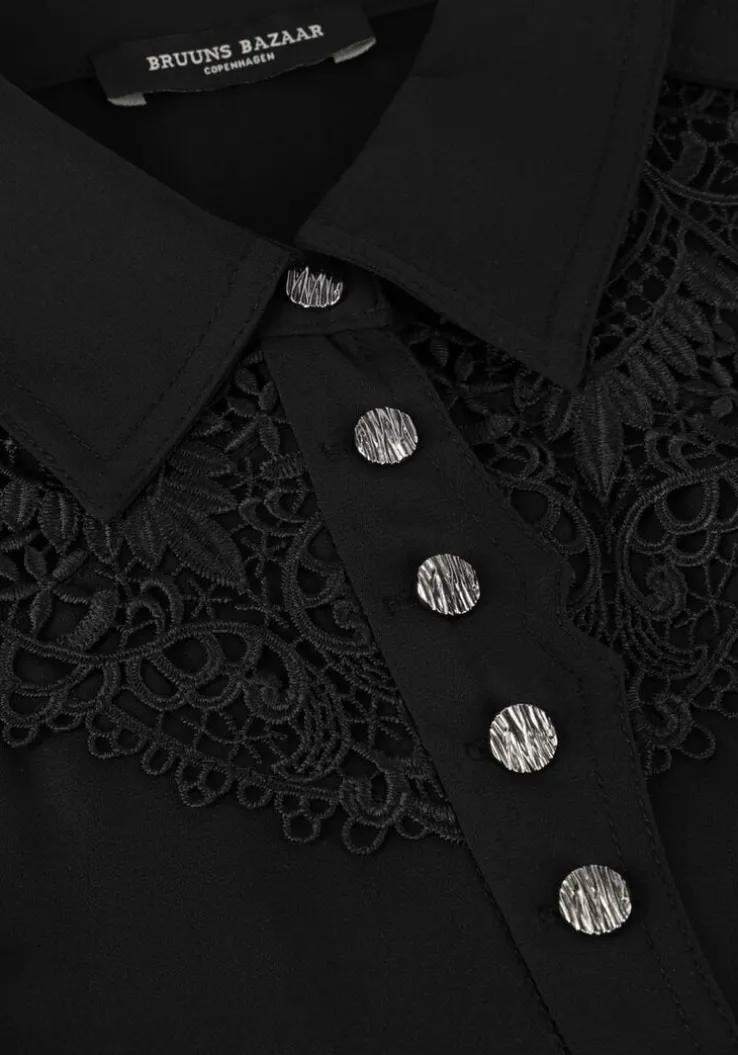 zwarte bruuns bazaar mini jurk viena dress