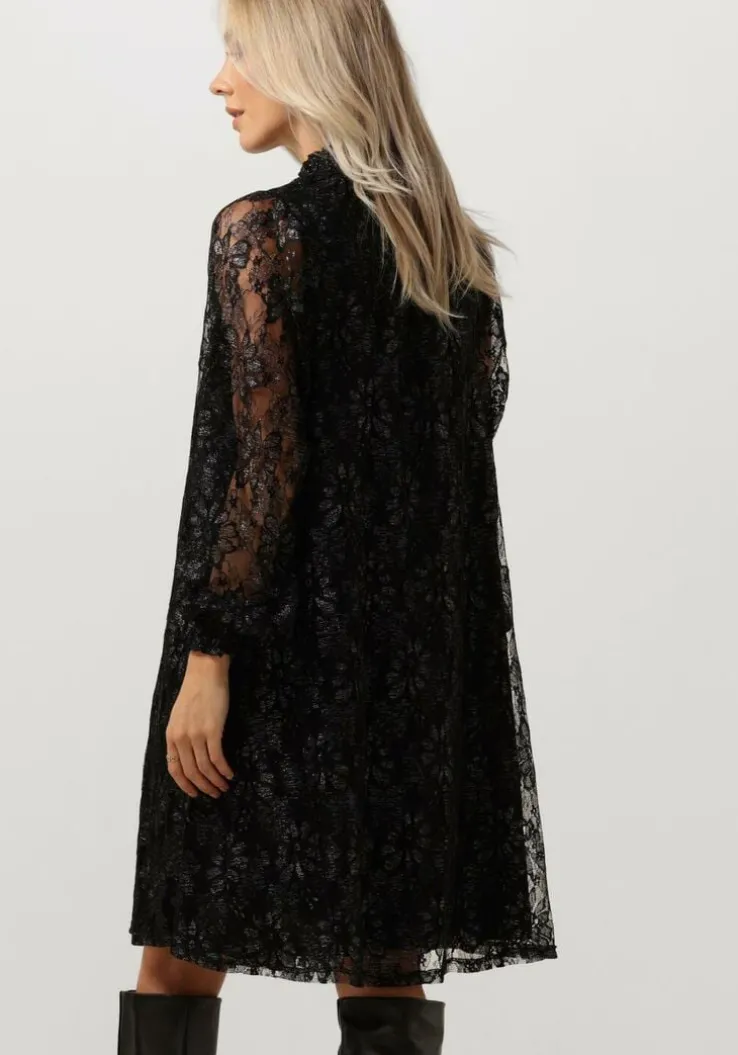 zwarte bruuns bazaar mini jurk echinops philinas dress