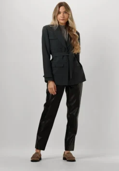 zwarte bruuns bazaar pantalon croco dagga pants