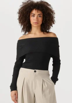 zwarte bruuns bazaar t-shirt tonna knit