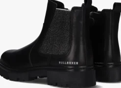 zwarte bullboxer chelsea boots ajs500 e6l