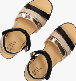 zwarte bullboxer sandalen alm021f1s