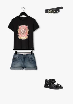 zwarte bullboxer sandalen alm012f1s