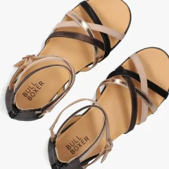 zwarte bullboxer sandalen alm018f1s