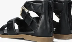 zwarte bullboxer sandalen alm016