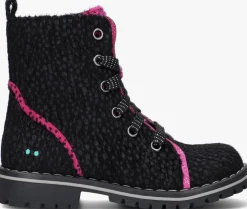 zwarte bunniesjr boots biker babette