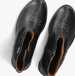 zwarte bunniesjr cowboylaarzen roos rodeo