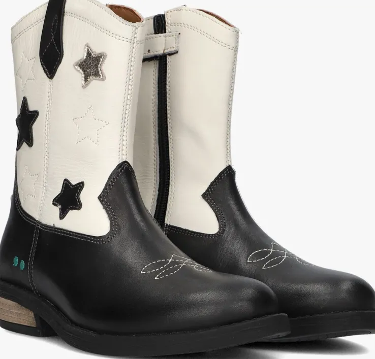 zwarte bunniesjr cowboylaarzen roos rodeo