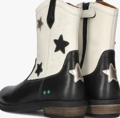 zwarte bunniesjr cowboylaarzen roos rodeo