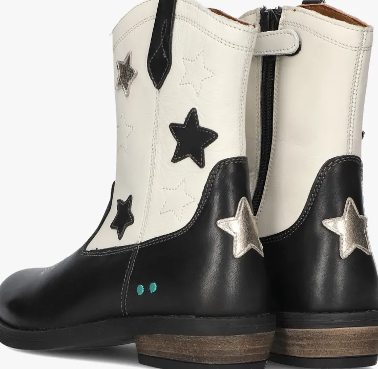 zwarte bunniesjr cowboylaarzen roos rodeo