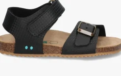 zwarte bunniesjr platte sandalen ben beach