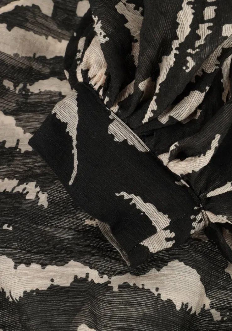 zwarte by-bar blouses bella zebra blouse