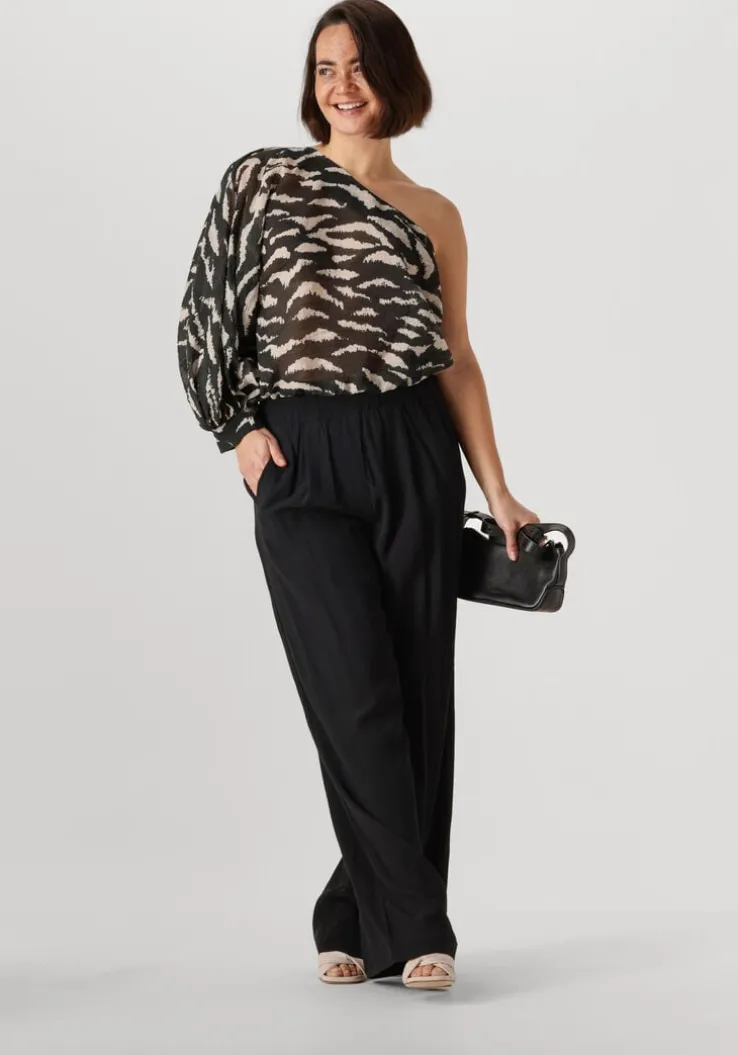 zwarte by-bar blouses bella zebra blouse