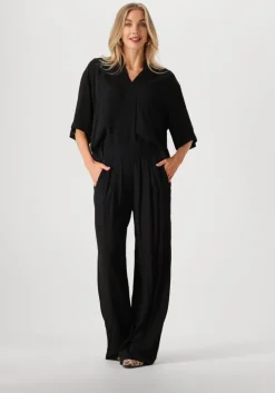 zwarte by-bar blouses owen viscose blouse