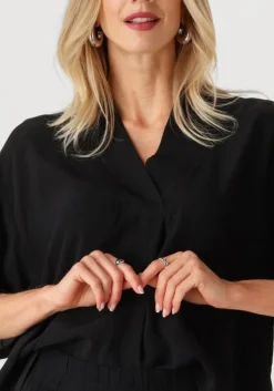 zwarte by-bar blouses owen viscose blouse