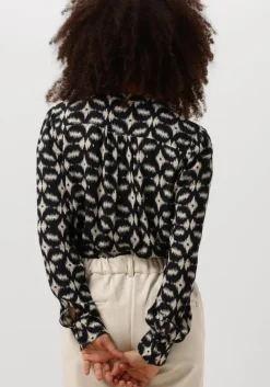 zwarte by-bar blouses ribbe brisk blouse