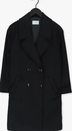 zwarte by-bar mantel florance coat