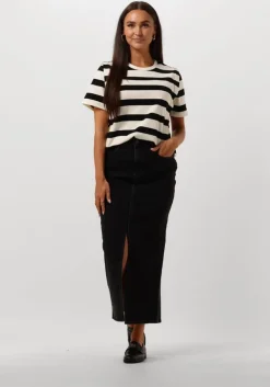 zwarte by-bar maxirok sis black skirt