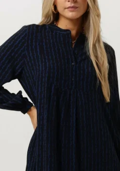 zwarte by-bar mini jurk jennie groove dress