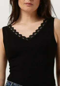 zwarte by-bar top lace singlet
