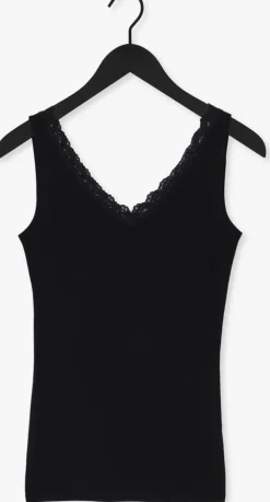 zwarte by-bar top lace singlet
