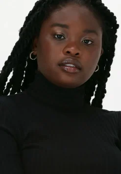 zwarte by-bar trui basic rollneck rib