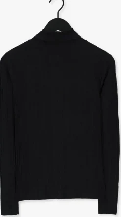 zwarte by-bar trui basic rollneck rib