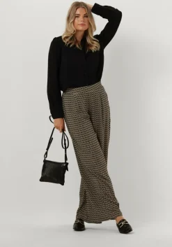 zwarte by-bar wijde broek mara gio pant