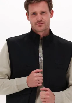 zwarte calvin klein bodywarmer lightweight seasonal vest