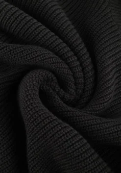 zwarte calvin klein coltrui ck chunky roll neck