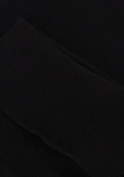 zwarte calvin klein coltrui woven label roll neck sweater