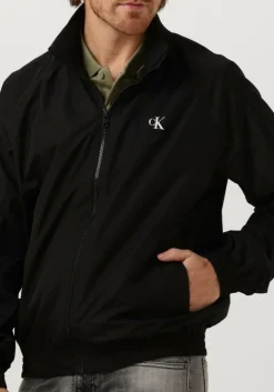 zwarte calvin klein jack unpadded harrington jacket