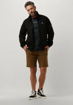 zwarte calvin klein jack unpadded harrington jacket