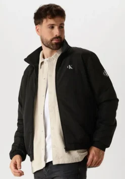 zwarte calvin klein jack padded harrington